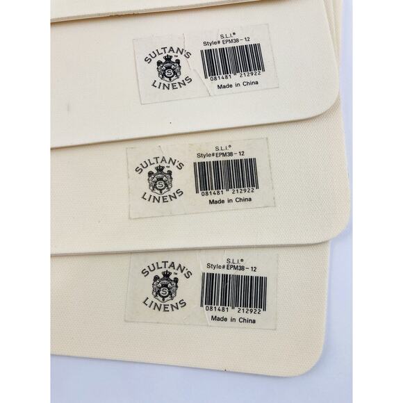 5 Vintage Sultan's Linens Vinyl Placemats Easter Bunny Rabbit Eggs Chicks Flower - Picture 8 of 10